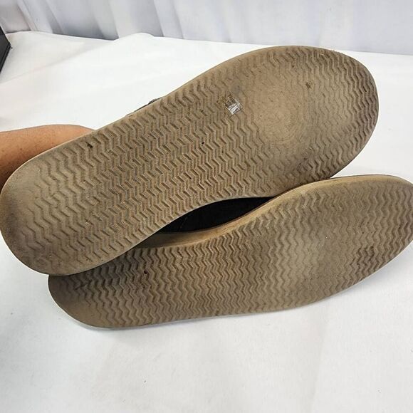 Toms Men's Shoes Grey Size 11.5 M Canvas Brogue Wingtip Lace Up Dress Oxfords - Picture 7 of 9